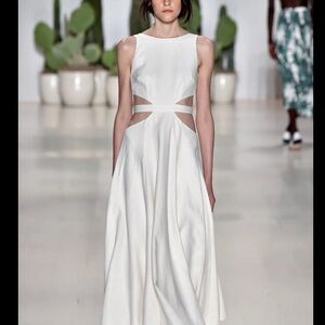 Mara Hoffman linen cutout dress, Sz 8 NWT